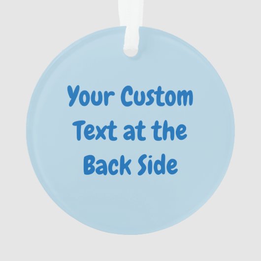 Schneeballpinguine Ornament (Rückseite)