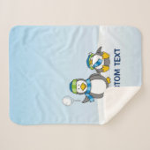 Schneeballpinguine Sherpadecke (Vorderseite (Horizontal))