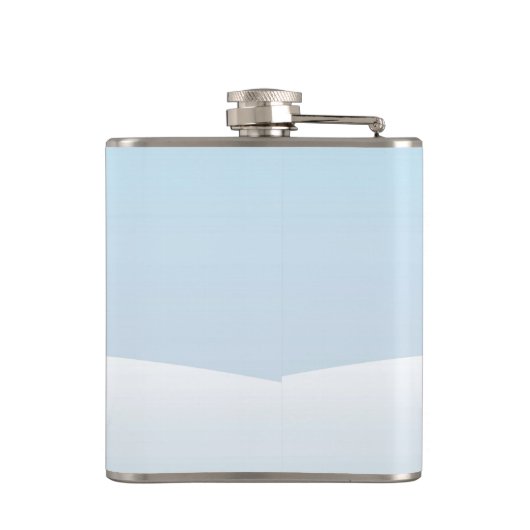 Schneeballpinguinflasche Flachmann (Rückseite)