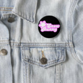 Schneeballrosa Button (Beispiel)