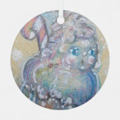 Schneeballschmuck Ornament Aus Metall (Vorderseite)