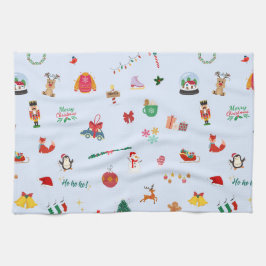 Schneeballschneementiere Geschirrtuch