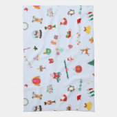 Schneeballschneementiere Geschirrtuch (Vertikal)