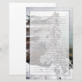 Schneeballstein Briefpapier (Vorne/Hinten)