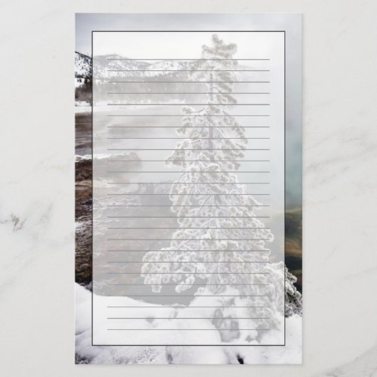 Schneeballstein Briefpapier (Vorderseite)
