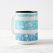 Schneeballstreifen Tasse (Vorderseite Links)