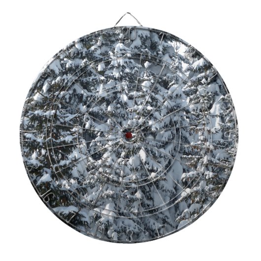 Schneeballstruktur Dartscheibe (vorne)