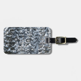 Schneeballstruktur Gepäckanhänger