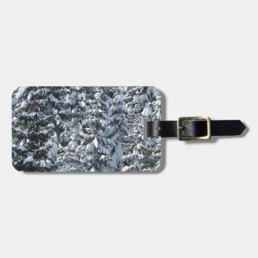 Schneeballstruktur Gepäckanhänger (Vorderseite horizontal)