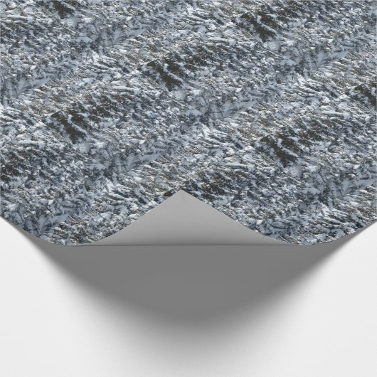 Schneeballstruktur Geschenkpapier (Ecke)
