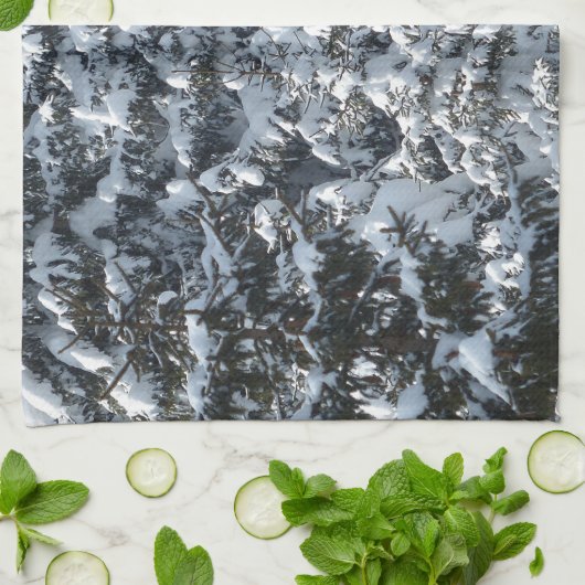 Schneeballstruktur Geschirrtuch (Gefaltet)