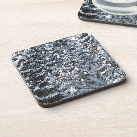 Schneeballstruktur Getränkeuntersetzer (Linke Seite)