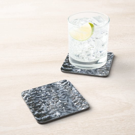 Schneeballstruktur Getränkeuntersetzer (Rechte Seite)