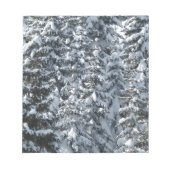 Schneeballstruktur Notizblock (Vorderseite)
