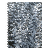 Schneeballstruktur Notizblock (Vorderseite)