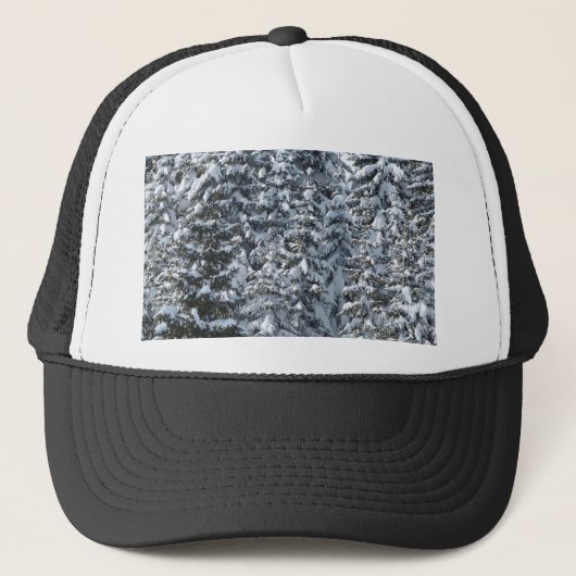 Schneeballstruktur Truckerkappe (Vorderseite)