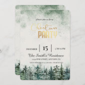 Schneeballwald Einladung (Vorne/Hinten)