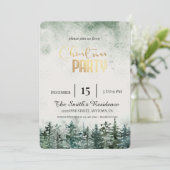 Schneeballwald Einladung (Stehend Vorderseite)