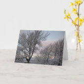 Schneeballzweige Karte (Gelbe Blume)