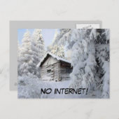 Schneeband Postkarte (Vorne/Hinten)