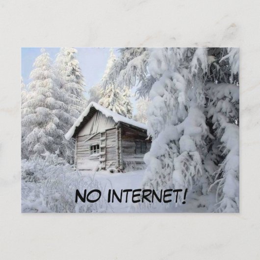 Schneeband Postkarte (Vorderseite)