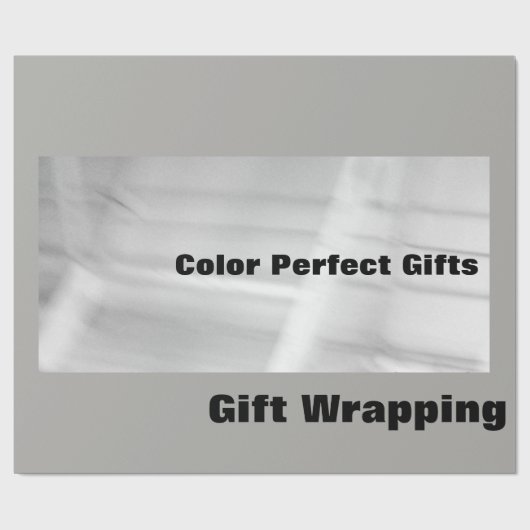 Schneebanket Geschenkpapier (Flach)