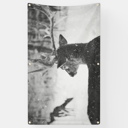 SCHNEEBanner mit KRAFTSTOFFEN Banner (Vertikal)