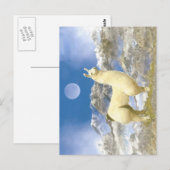 Schneebär Postkarte (Vorne/Hinten)