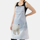 Schneebär Winterwald Winterschneewald Schürze (InSitu)