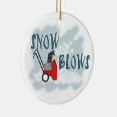 Schneebasen Keramikornament (Rechts)