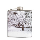 Schneebaum Flachmann (Vorderseite)