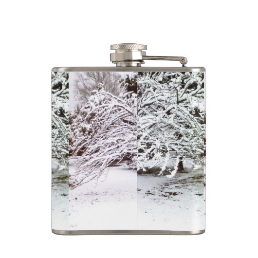 Schneebaum Flachmann (Rückseite)