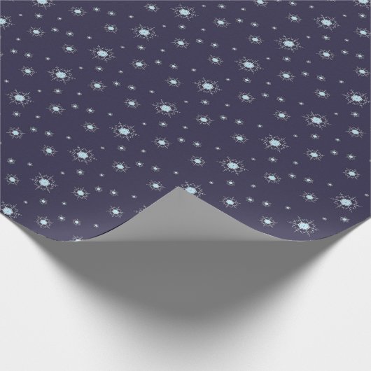 Schneebaum Geschenkpapier (Ecke)