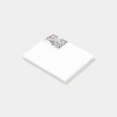 Schneebaum-Nachhinweise Post-it Klebezettel (angewinkelt)