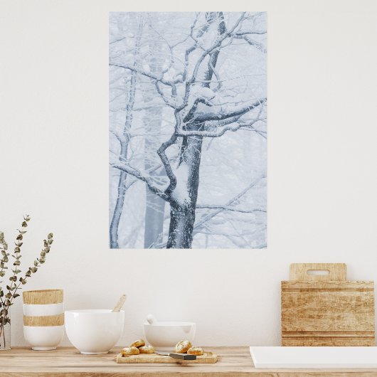 Schneebaum Poster (Küche)