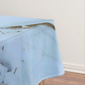 Schneebaume, Creek Forest Mountain Winterlandschaf Tischdecke (Beispiel)