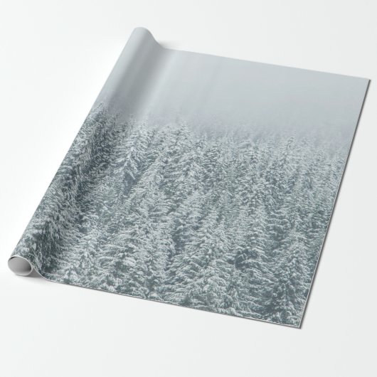 SCHNEEBÄUME GESCHENKPAPIER (Ungerollt)