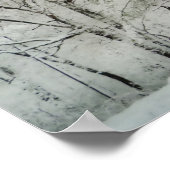 Schneebäume HDR. Poster (Ecke)