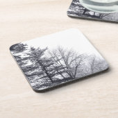 Schneebäume: Horizontal Getränkeuntersetzer (Linke Seite)