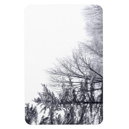 Schneebäume: Horizontal Magnet (Vertikal)