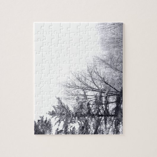 Schneebäume: Horizontal Puzzle (Vertikal)