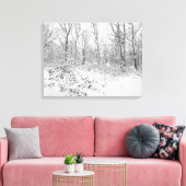 Schneebaume im Poconos Leinwanddruck (Insitu (Wohnzimmer))