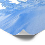 Schneebäume in Lappland in Finnland Poster (Ecke)