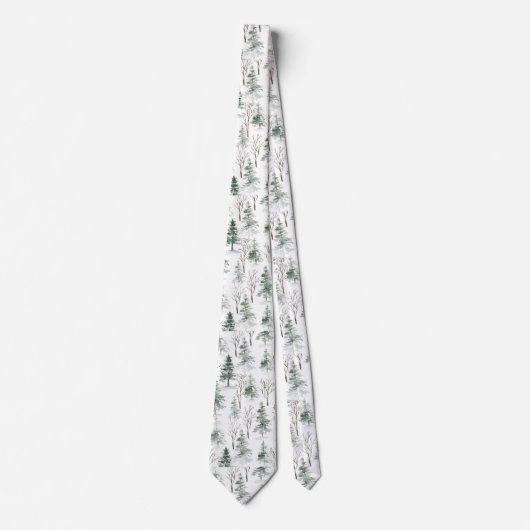 Schneebäume Krawatte (Vorderseite)