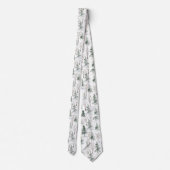 Schneebäume Krawatte (Rückseite)