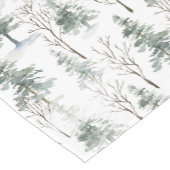 Schneebäume Kurzer Tischläufer (Ecke)