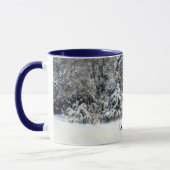 Schneebäume Lassen Sie es Winter Art Tasse Cup (Links)