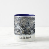 Schneebäume Lassen Sie es Winter Art Tasse Cup (Zentrum)