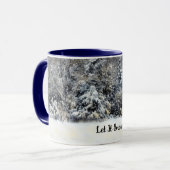 Schneebäume Lassen Sie es Winter Art Tasse Cup (Vorderseite Links)