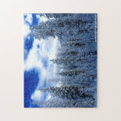 Schneebäume Puzzle (Vertikal)